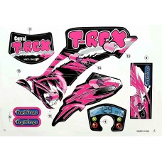 Serie Adesivi Corral T-Rex Pink Peg Perego - MMEV1451